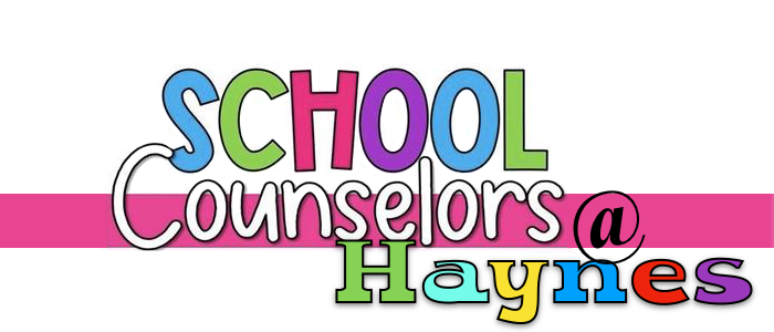 Graphic that says School Counselors at Haynes